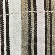 Mid Century Modern Off White & Black Kilim Rug, Bohemian Home Decor Carpet