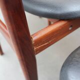 4 vintage Danish Arne Hovmand Olsen chairs