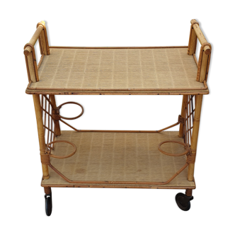 Furniture bar rattan 50s