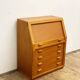 Danish Mid Century Teak Writing Cabinet, Bureau or Secretary Desk with roll top, 1960s