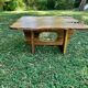 Coffee table in solid walnut