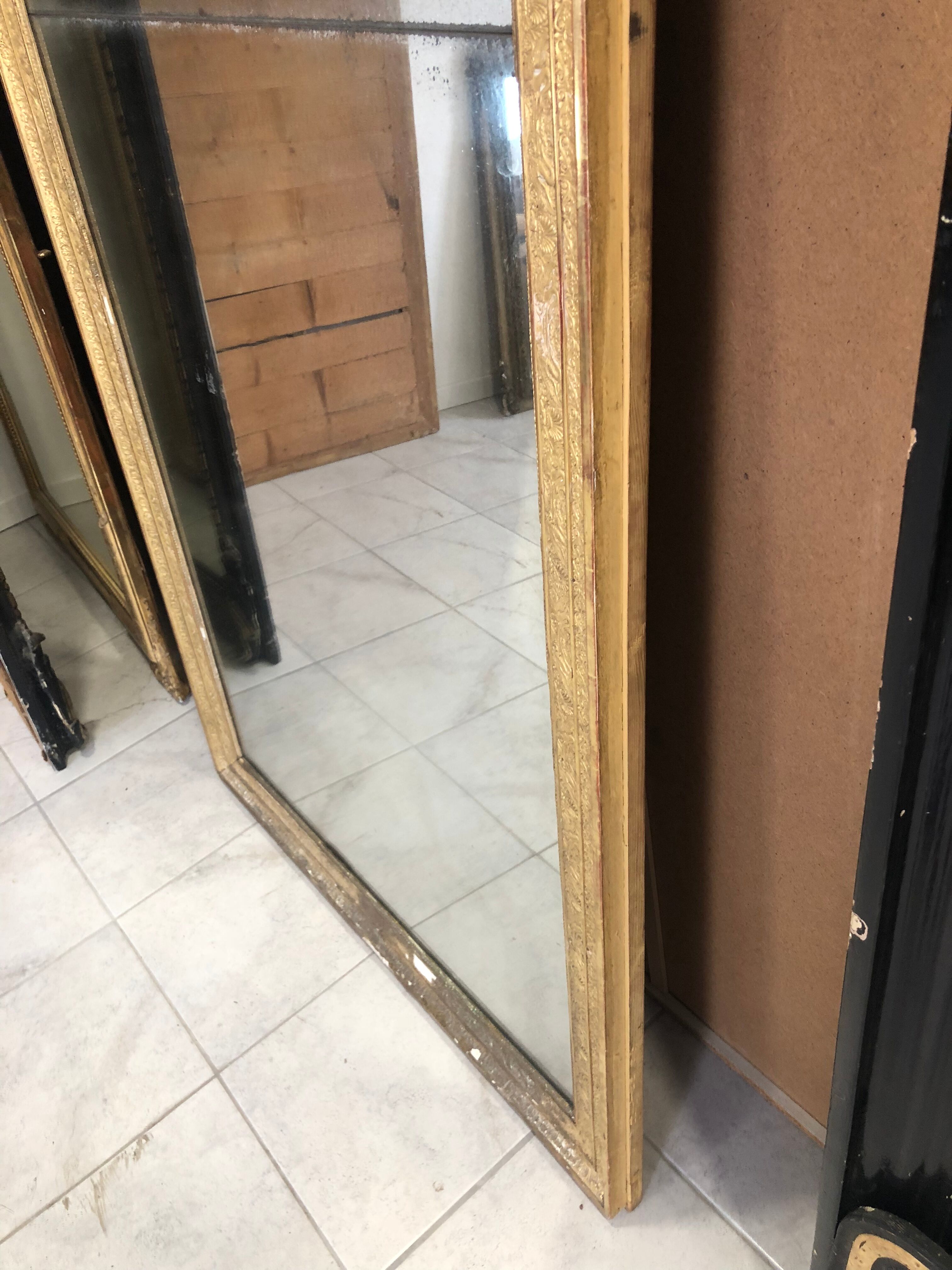 Antique mirror Toulouse 177 by 95 cm