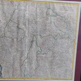 Carte ancienne de Guyenne par de Vaugondy vers 1753