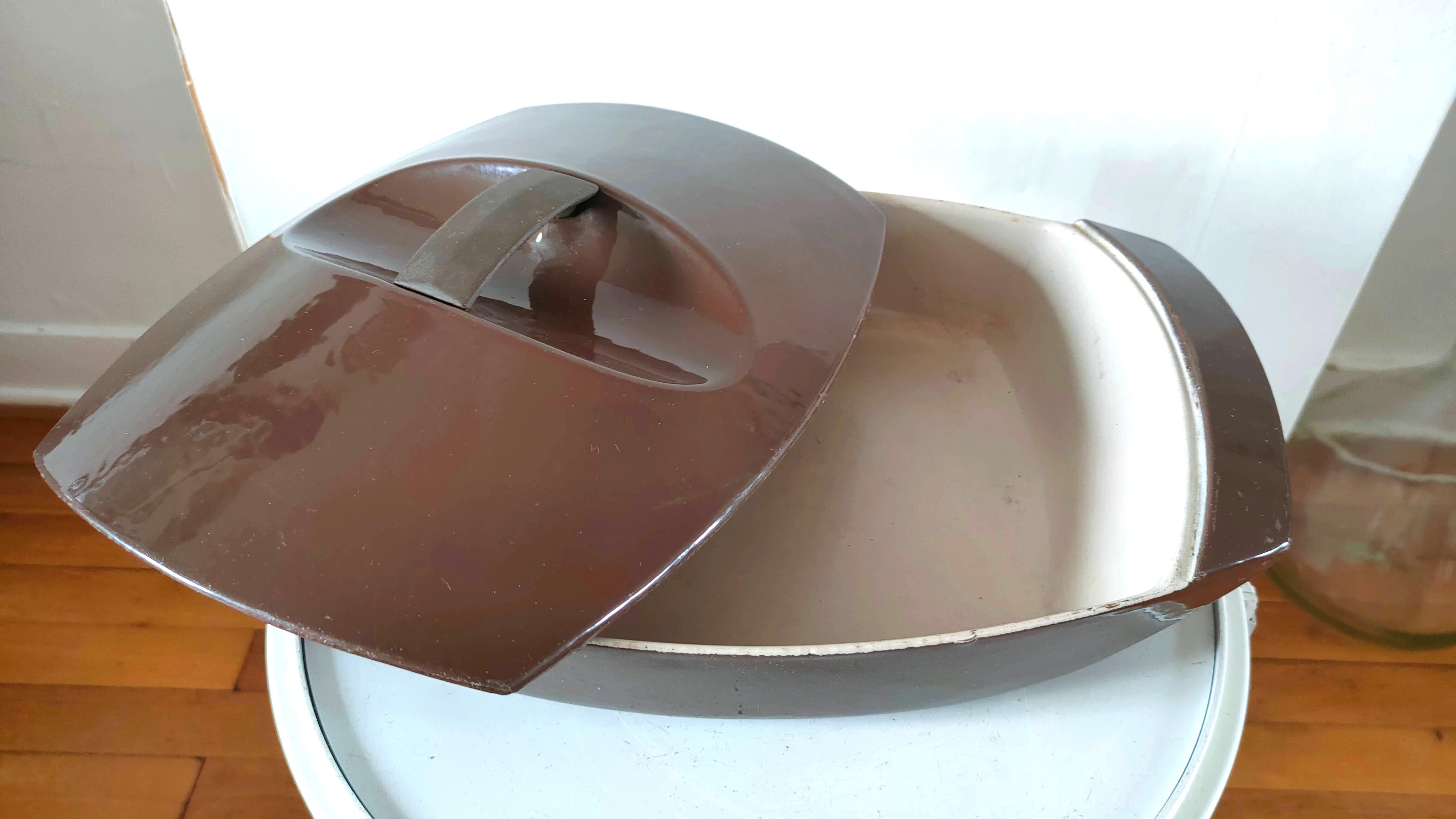 Raymond Loewy design casserole for Le Creuset