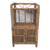 Rattan shelf/cabinet