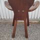 Paire de chaises brutalistes