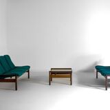 Rare mid-century sitting corner by Georges van Rijck, 1960s Belgium