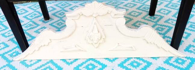 Old patinated cornice