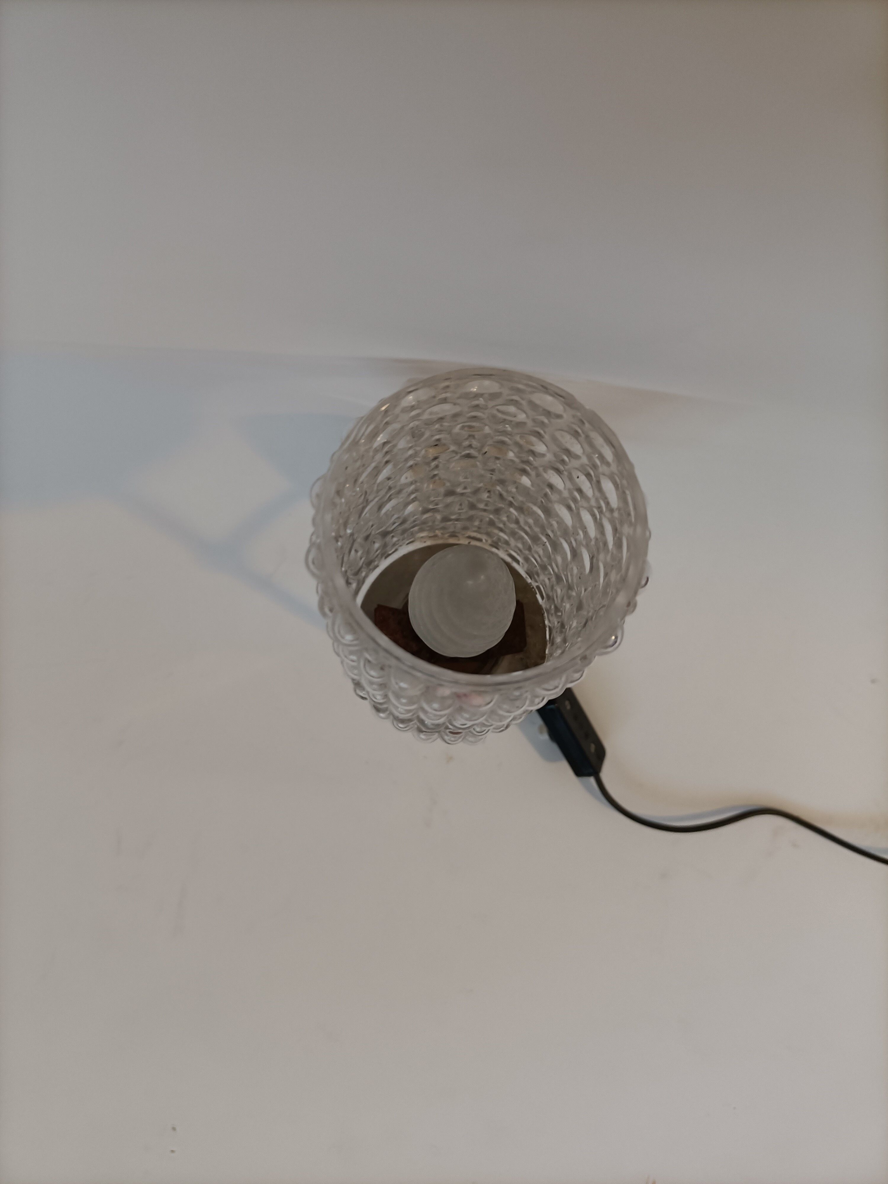 Wall lamp in golden brass Vintage. 1960.