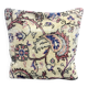 Coussin en tapis vintage fait main