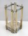 Mid-Century Modern Italian Travertine, Chrome and Brass Umbrella Stands, 70