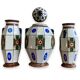 Set Of Vases Art Deco De La Faïencerie Wasmuël