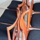 6 Danish mid-century teak chairs by Henning Sørensen for Danex from the 1960s.