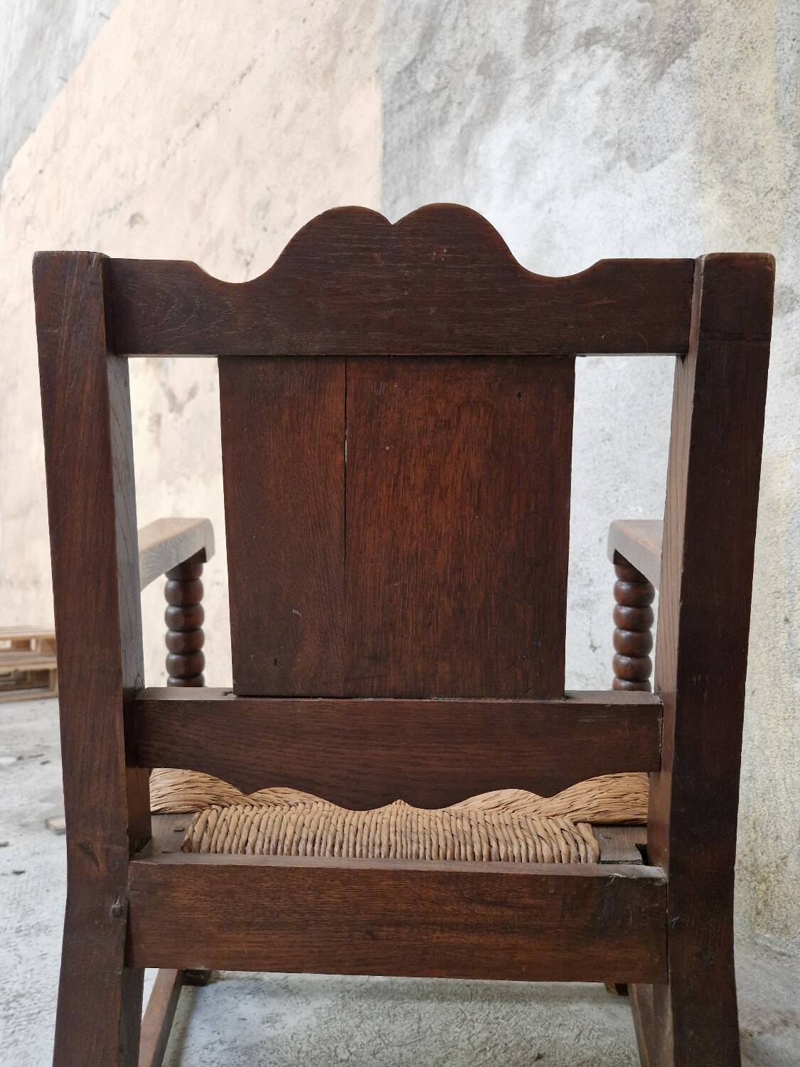 Pair of neo-Basque armchairs