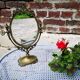 Brass psyche mirror