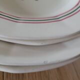 4 Sarreguemines soup plates