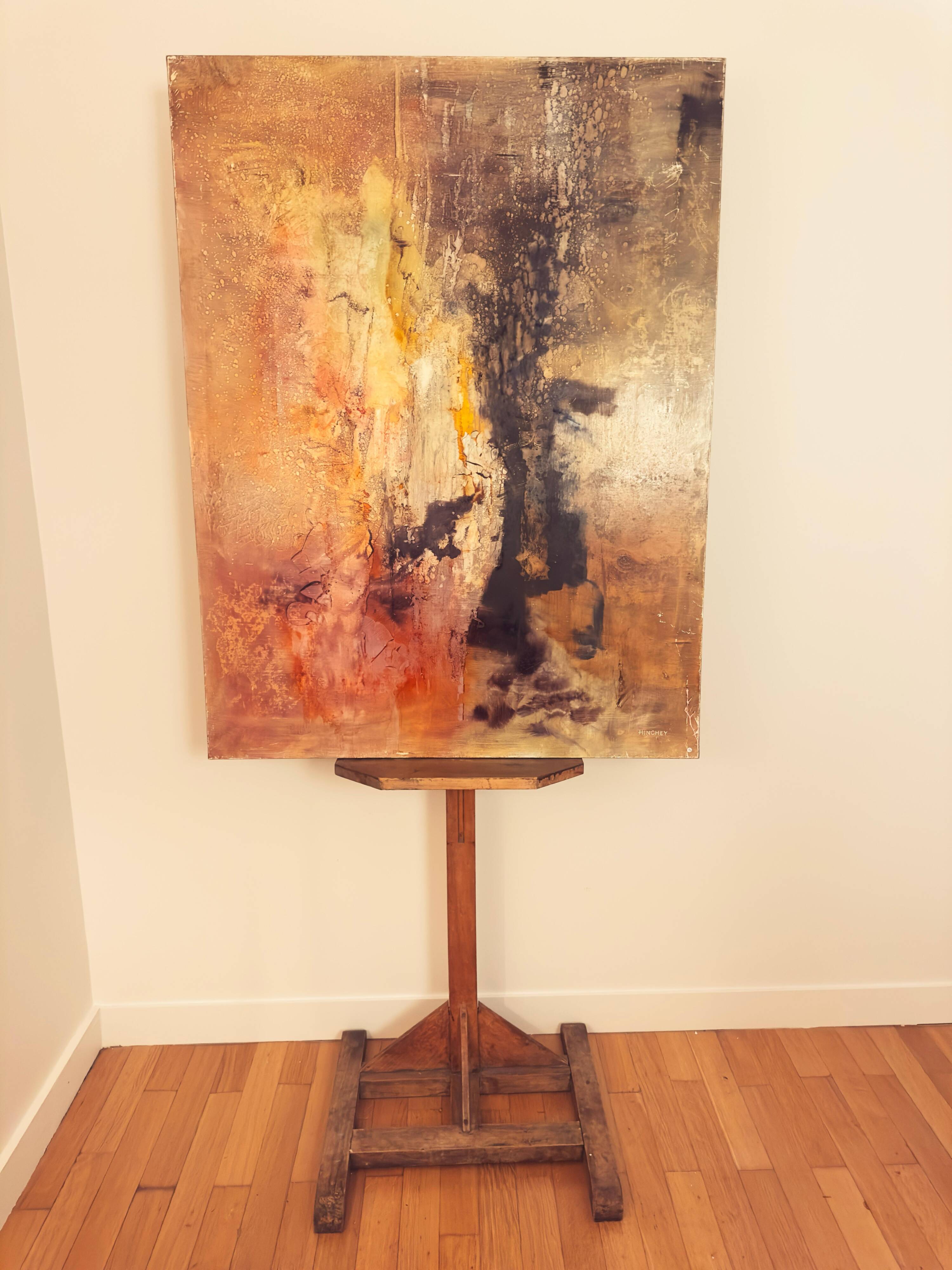 Titled “Foisonnement I”, this large-scale abstract composition by Walter Hinchey