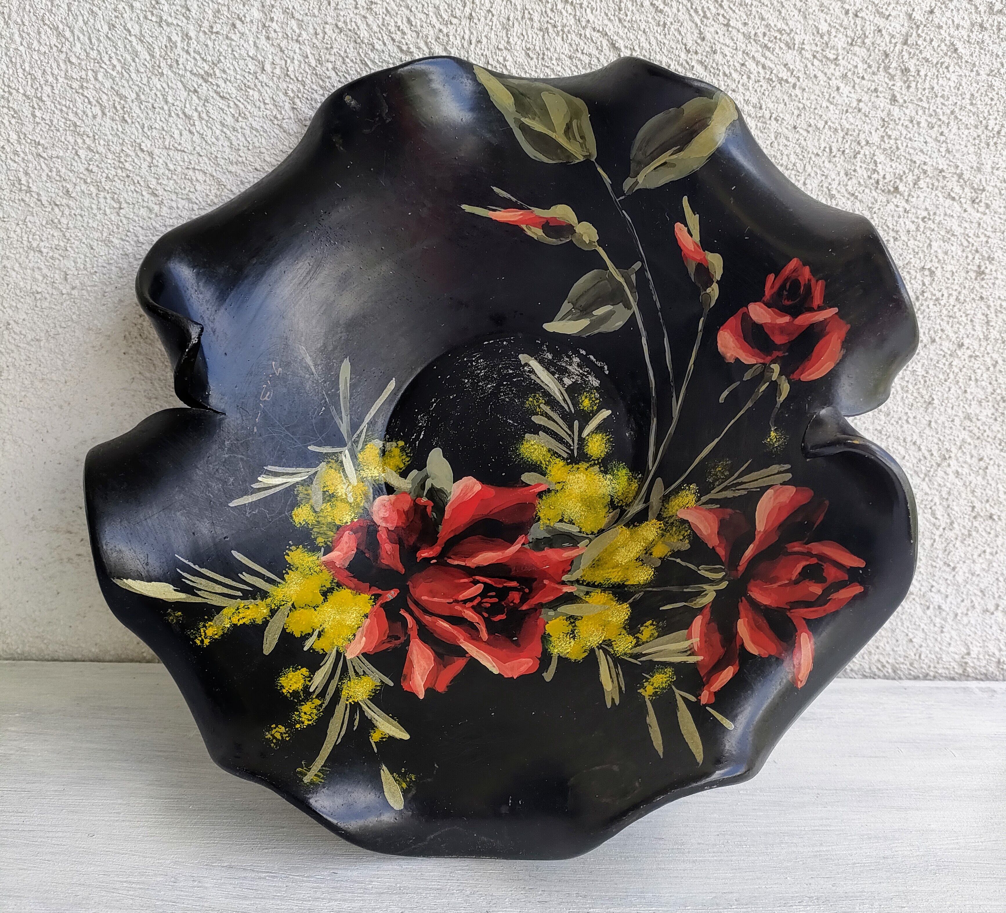 Ceramic fruit cup Vallauris Golfe Juan