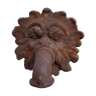 Cast iron lion head with tap for fountain or pond