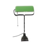 Bauhaus Desk Lamp Notary Lamp Erpe Model 52 Green Enamel
