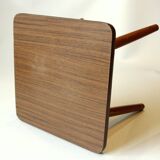1950s Small wooden side table - plant stand - Vintage