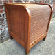 Large Art Deco curtain cabinet, antique secretary.