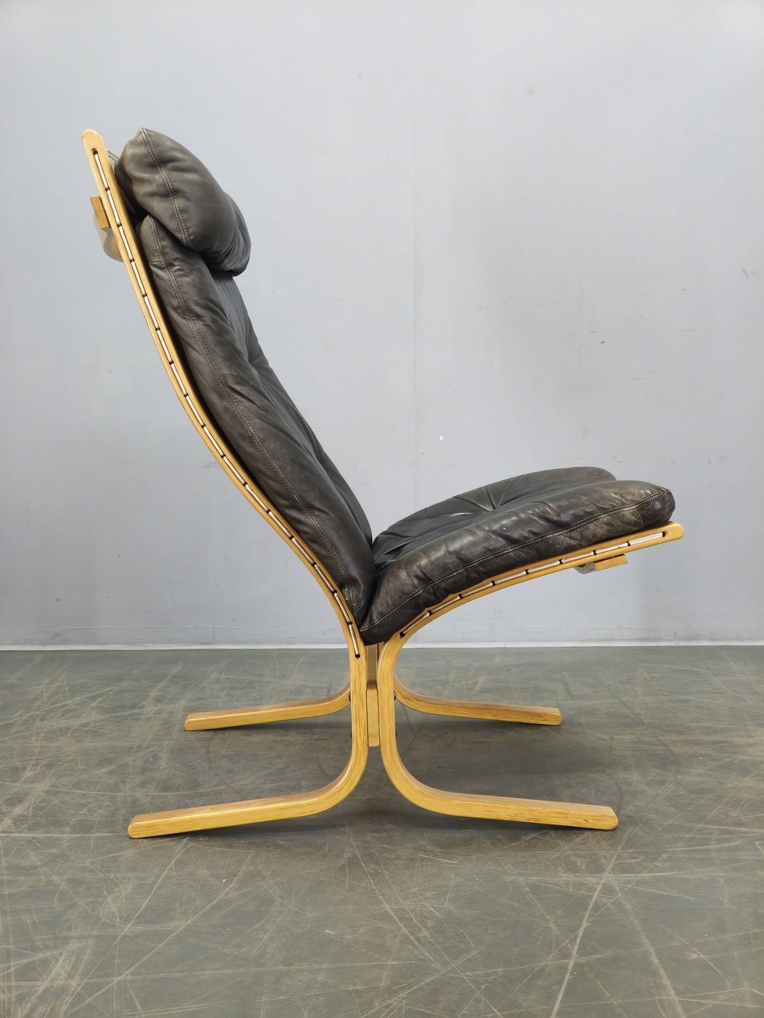 Ingmar Relling Siesta Lounge Chair in Leather, Norway, 1970s