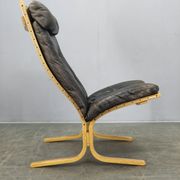 Ingmar Relling Siesta Lounge Chair in Leather, Norway, 1970s