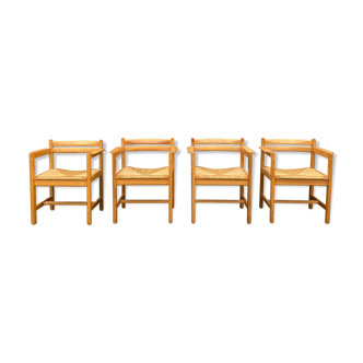 4 chaises « Asserbo » de Karl Andersson & Söner, Borge Mogensen