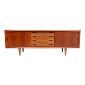 Mid-century modern danish teak sideboard hp hansen