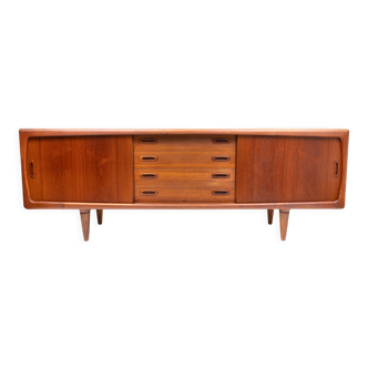 Mid-century modern danish teak sideboard hp hansen