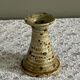 Speckled stoneware candle holder