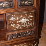 Indochinese Cabinet with Mother-of-Pearl Inlay, late 19th century