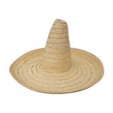 Chapeau  asiatique sombréro osier