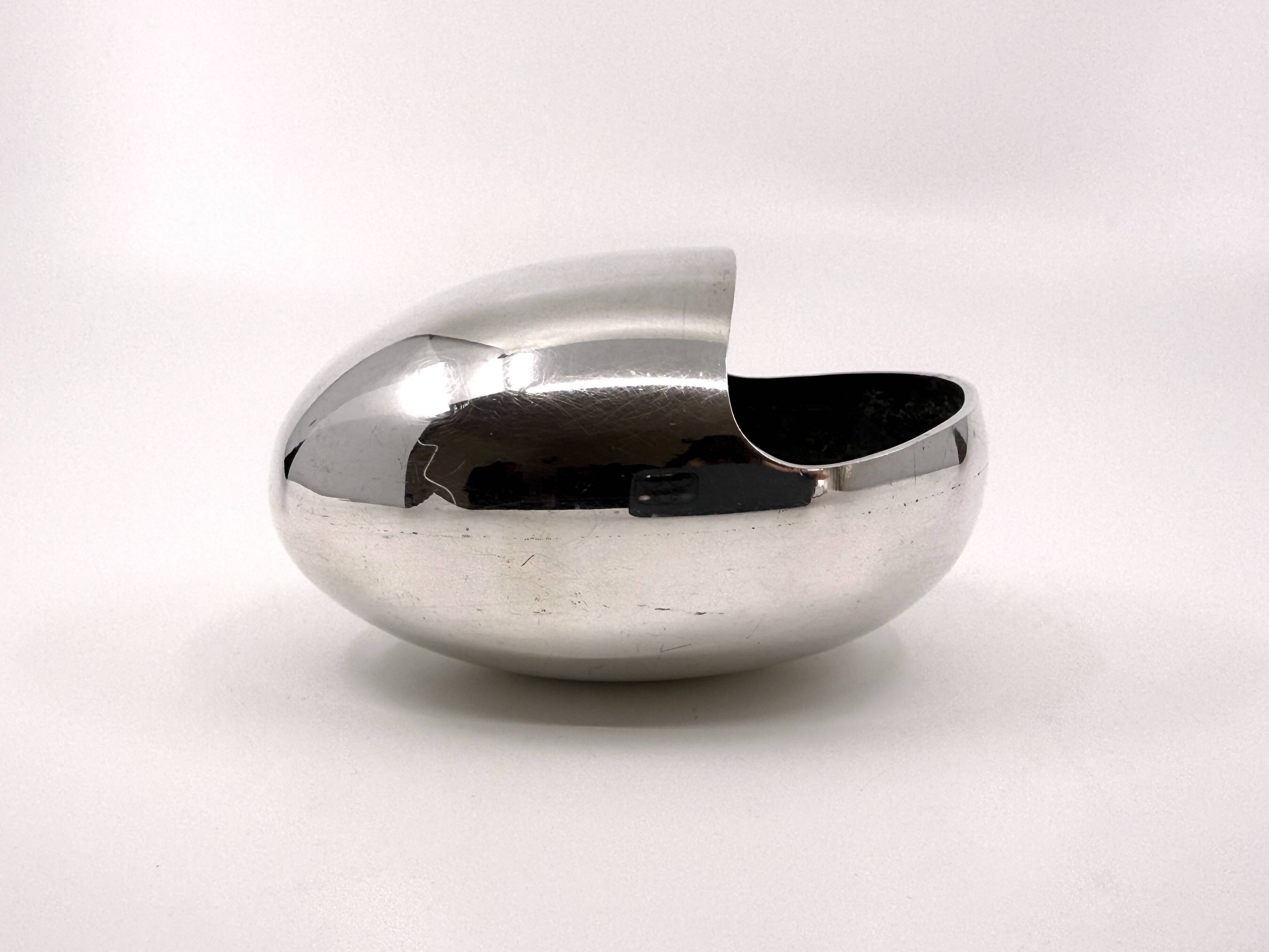 Modernist ashtray "the smile" • Hans Bundle for Carl Cohr • Denmark 50s