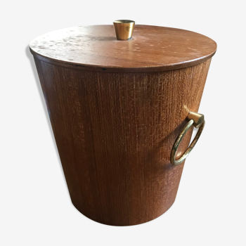 Wooden ice bucket
