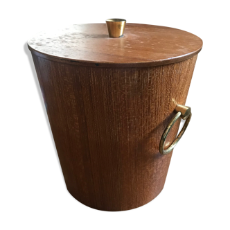 Wooden ice bucket