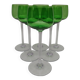 6 Large Baccarat crystal glasses.