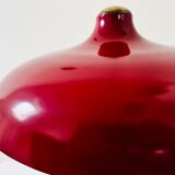 VEB Leuchtenbau - Lutz Rudolph - Glossy Red mushroom Desk lamp