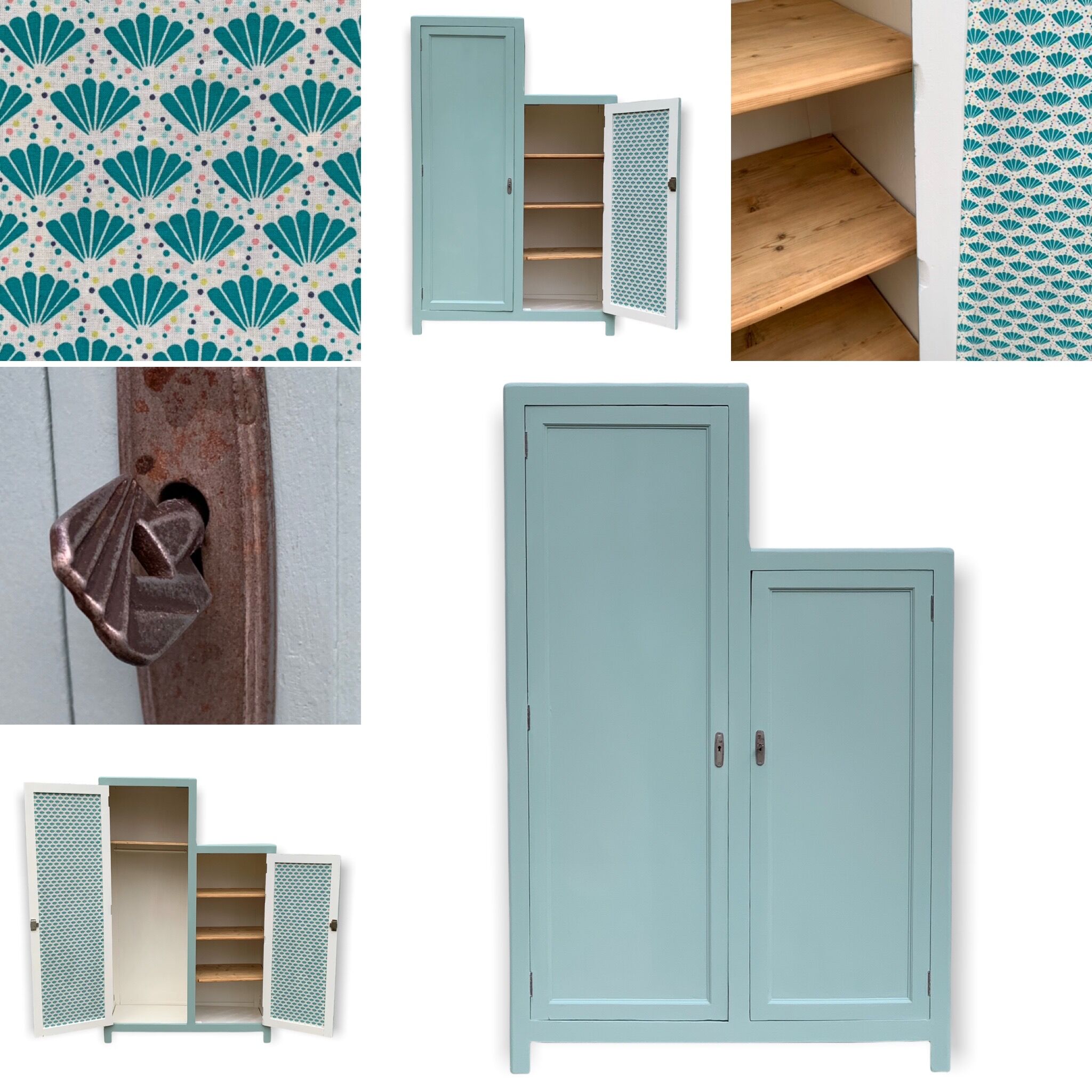 Asymmetrical Parisian wardrobe 1940