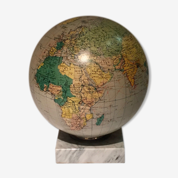 Globe en verre vintage XXe siècle