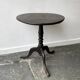 Antique Victorian English oak tilt top table