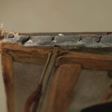 Painting, Bavarian couple, Oil on canvas, 1880