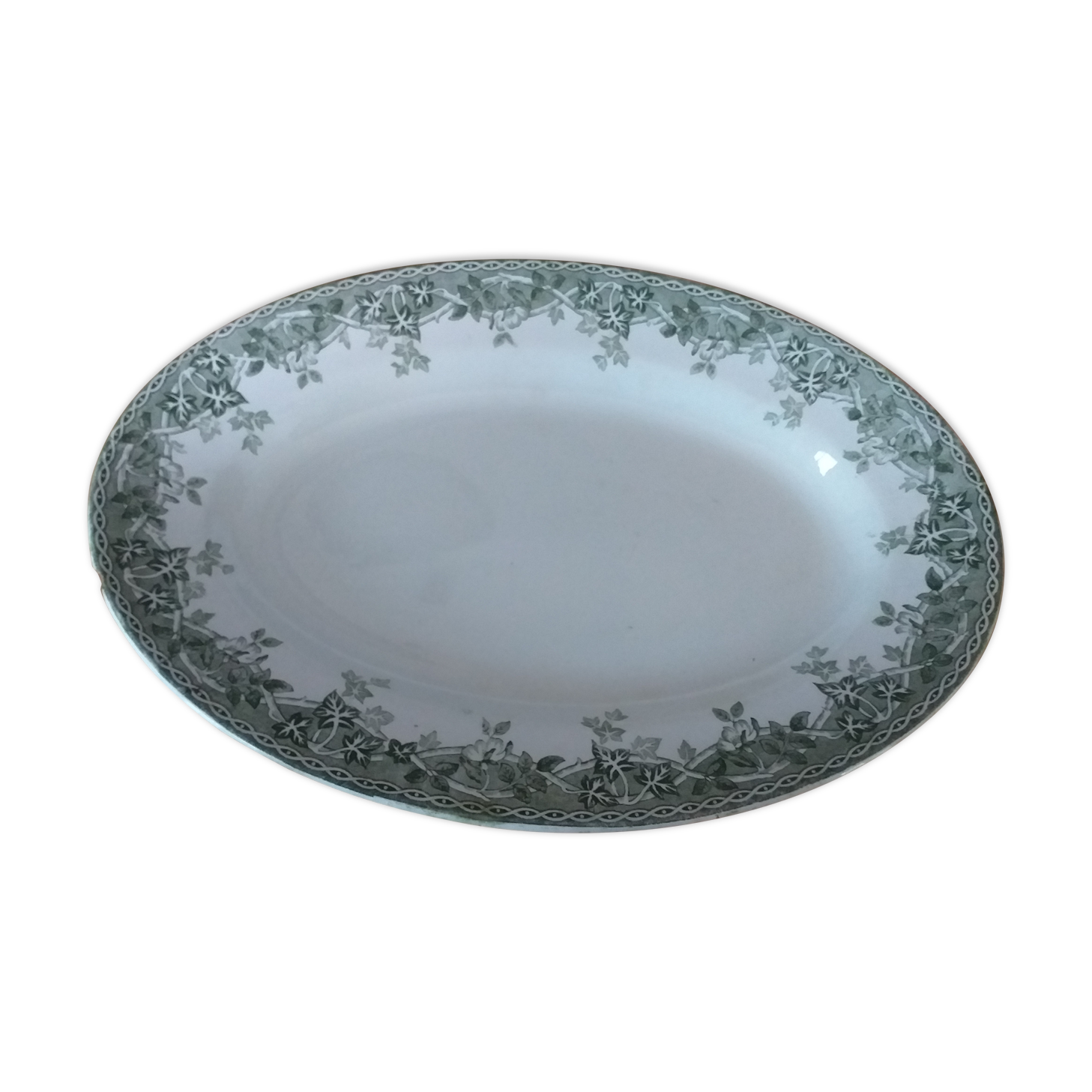 Serving dish in Saint Amand porcelain and Hamage