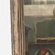 Louis Philippe mirror in wood and patinated stucco 19th century