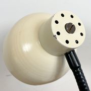 Beige industrial gooseneck table lamp, 1960s