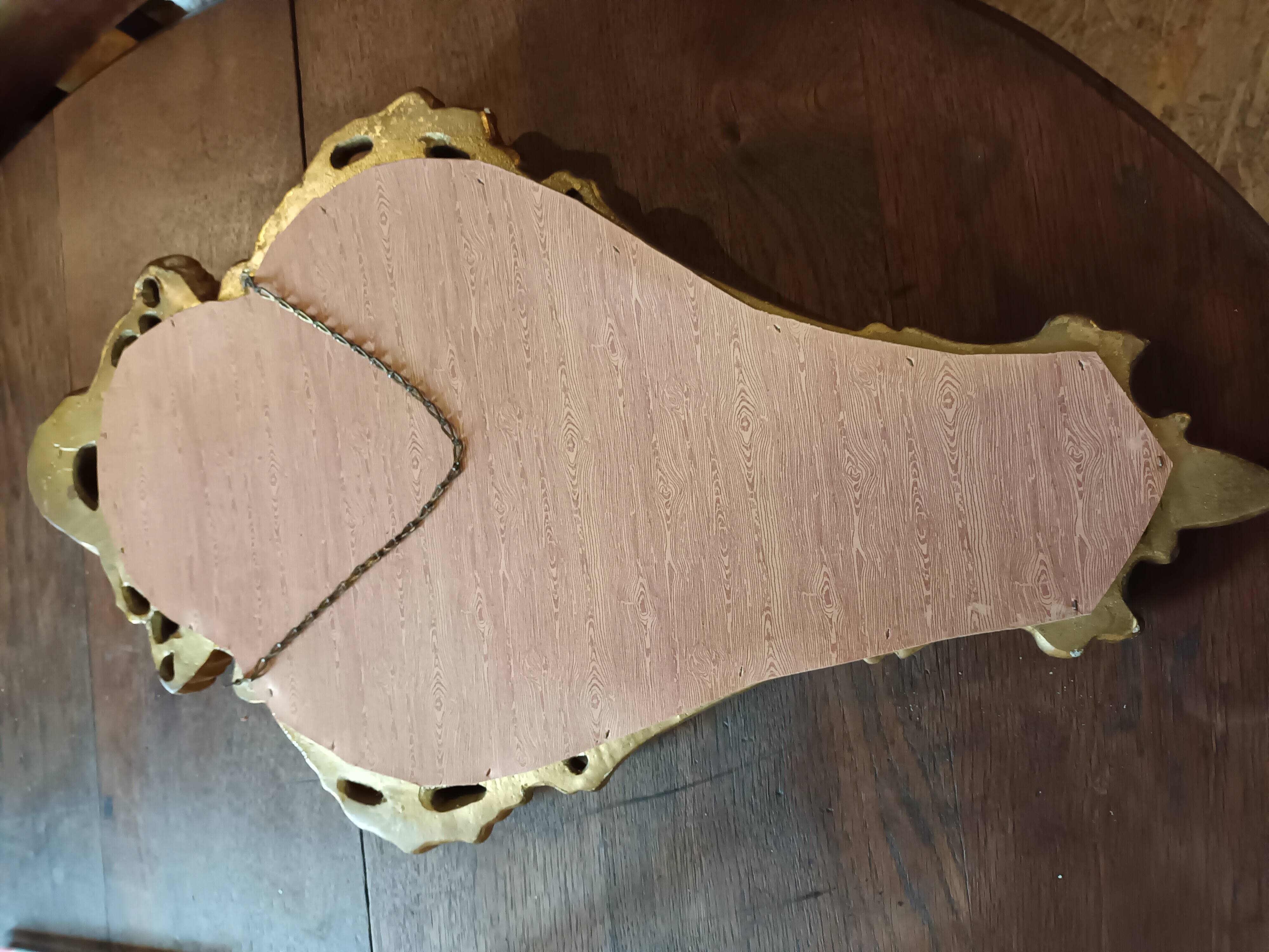 Baroque gilded mirror