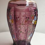 Crystal flower vase early 20th century