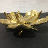 Brass flower ashtray