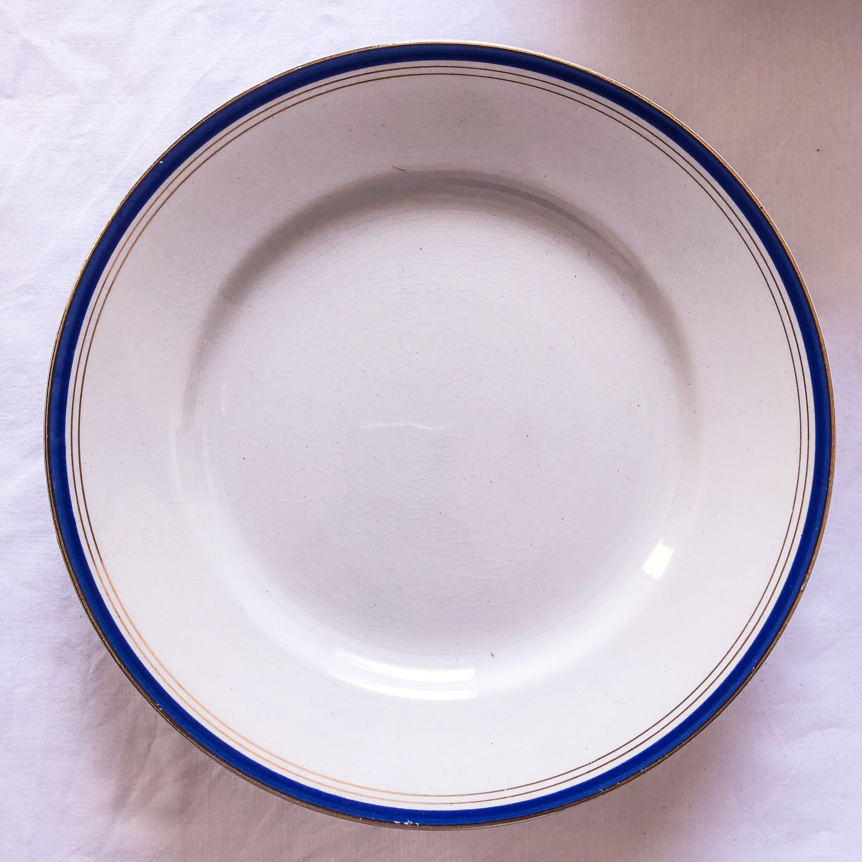 Luneville earthenware presentation plate